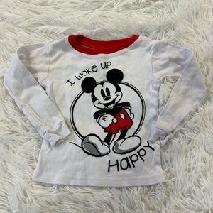 disney kids long sleeve pajama shirt